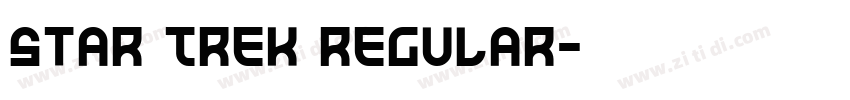 Star Trek Regular字体转换